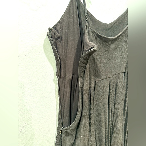 Forever21 Solid Black Cami Dress - Medium - Picture 3 of 4